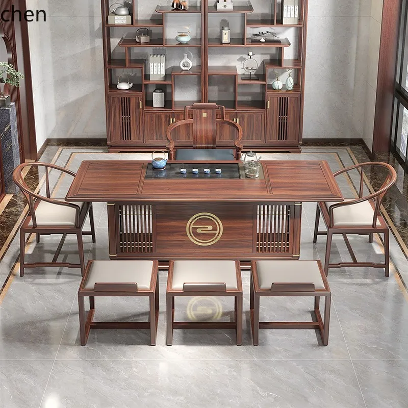 ZC new Chinese tea table ebony all solid wood tea table office kung fu tea table
ZC new Chinese tea table ebony all solid wood tea table office kung fu tea table