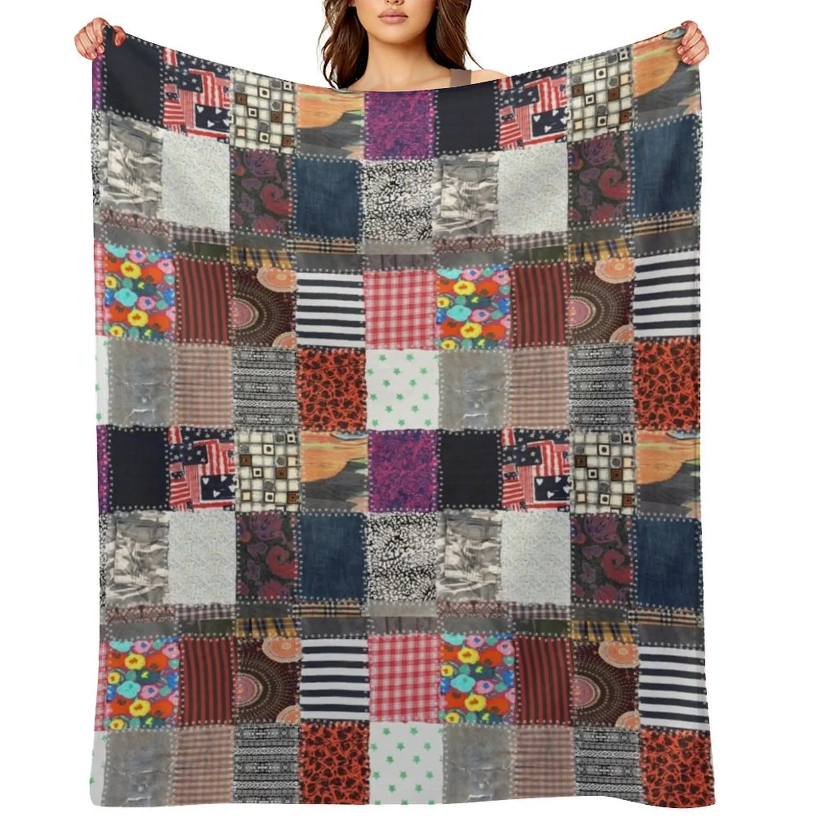 Patchwork Fabrics Throw Blanket Softest Summer Beddings Designers Shaggy Blankets
Patchwork Fabrics Throw Blanket Softest Summer Beddings Designers Shaggy Blankets