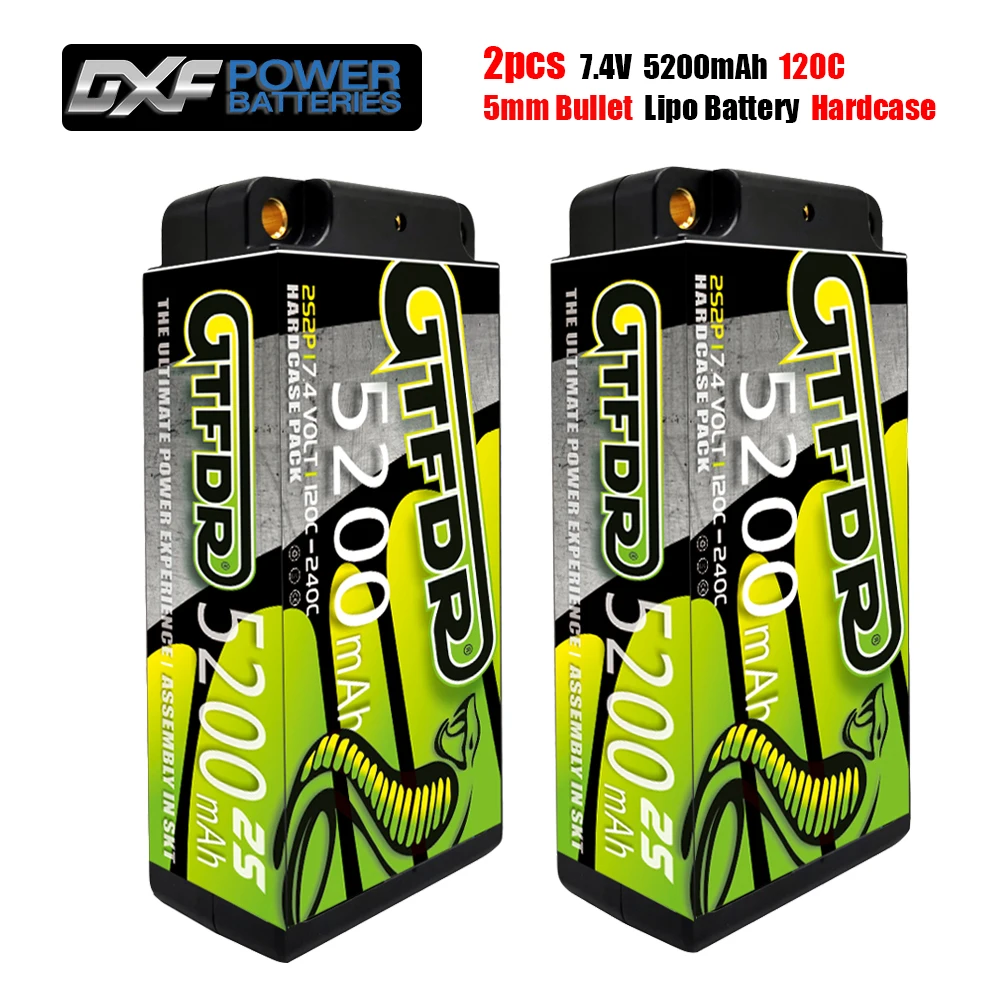 GTFDR Lipo 2S 7.4V Shorty 5200mAh 120C 5mm Bullet Battery 3S 11.1V 4S 14.8V 6S 22.2V 7000mAh 9200mAh 6500mAh 8400mAh 8000mAh
GTFDR Lipo 2S 7.4V Shorty 5200mAh 120C 5mm Bullet Battery 3S 11.1V 4S 14.8V 6S 22.2V 7000mAh 9200mAh 6500mAh 8400mAh 8000mAh
