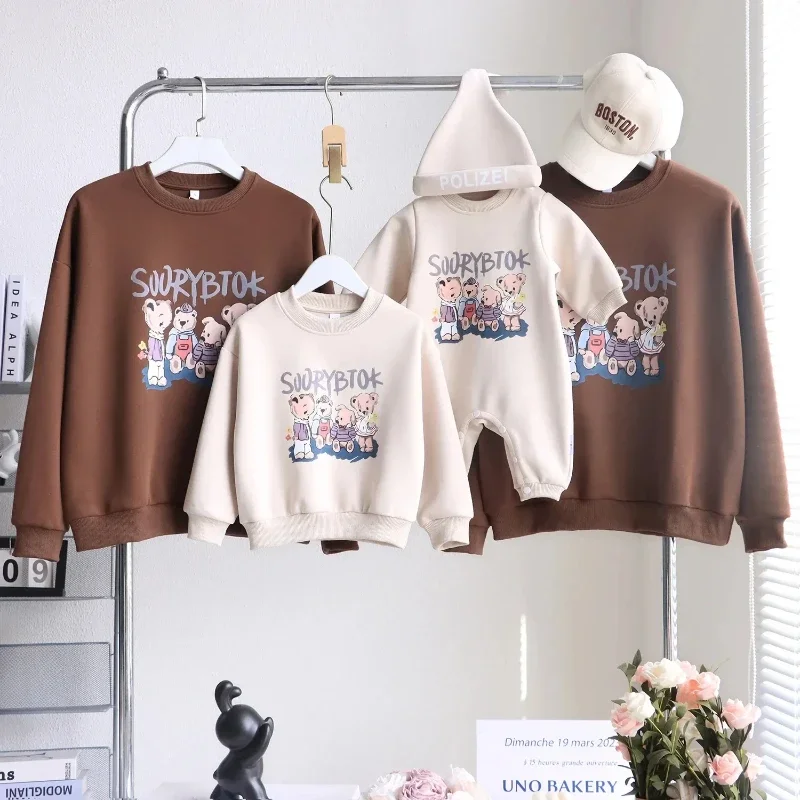 Family Warm SweatshirtsThick Long Sleeve Tops Baby Newborn Bodysuit Hat Christmas Winter Autumn Father Mother and Son Daughter
Family Warm SweatshirtsThick Long Sleeve Tops Baby Newborn Bodysuit Hat Christmas Winter Autumn Father Mother and Son Daughter