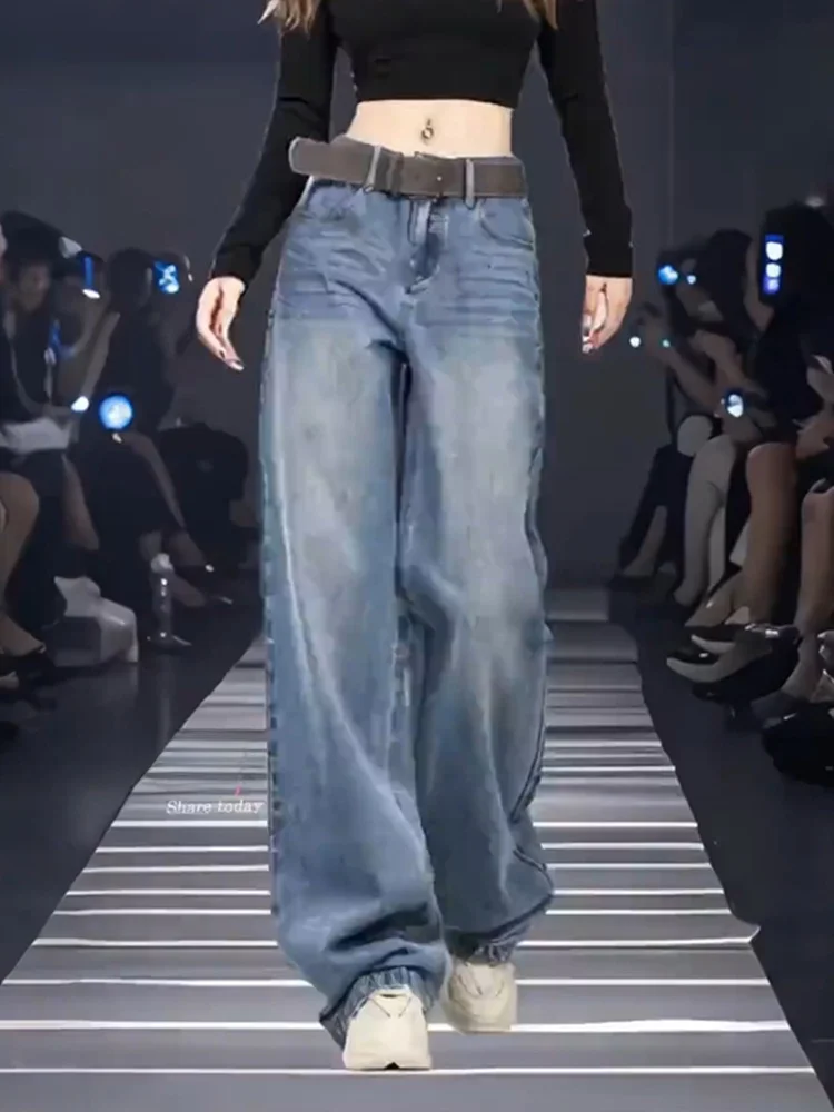 High Waist American Sle Denim Jeans Women Loose Wide Leg Floor Length Pants Vintage Waed Casual Comfortable Stretchl
High Waist American Sle Denim Jeans Women Loose Wide Leg Floor Length Pants Vintage Waed Casual Comfortable Stretchl