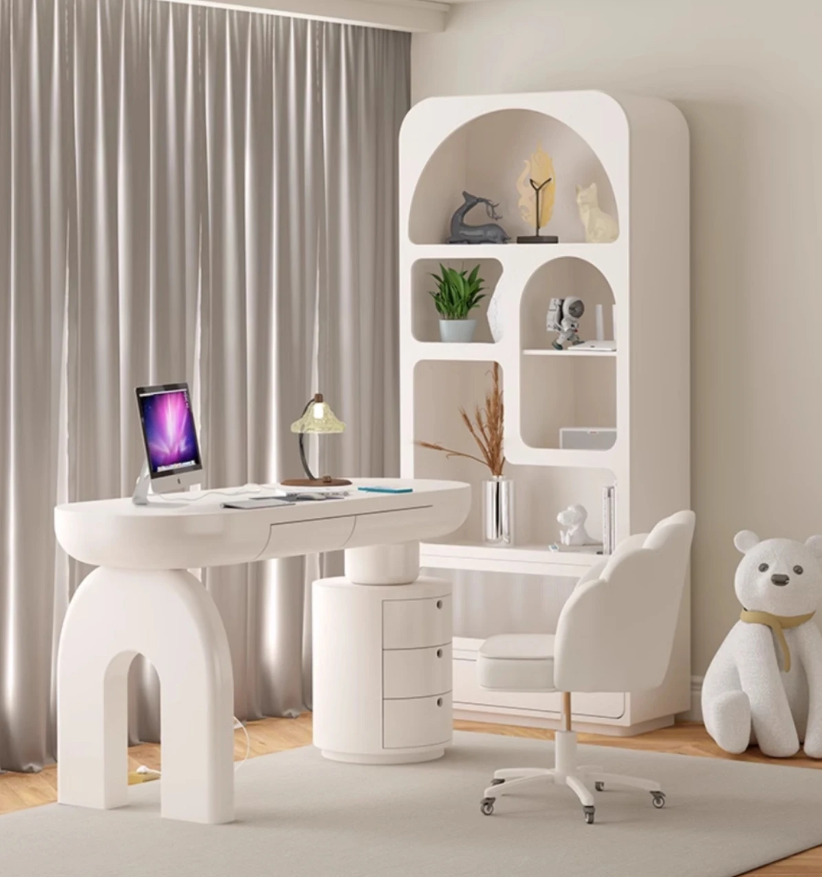 *Custom 1.4-1.6-1.8 Meters Solid Wood Study Desk Minimalist Design Light Luxury French Cream Rectangle for Home Office Workbench
*Custom 1.4-1.6-1.8 Meters Solid Wood Study Desk Minimalist Design Light Luxury French Cream Rectangle for Home Office Workbench