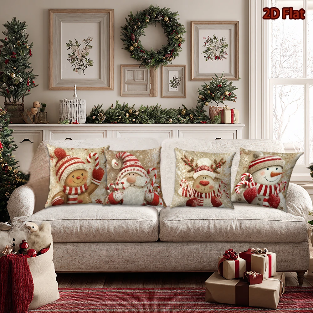 4 шт., 18 дюймов, серая, красная, рождественская наволочка с рисунком Санта-Снеговика, Лось, наволочка для дивана, домашняя кровать, автомобильный декор, веселый рождественский 2025
4 шт., 18 дюймов, серая, красная, рождественская наволочка с рисунком Санта-Снеговика, Лось, наволочка для дивана, домашняя кровать, автомобильный декор, веселый рождественский 2025