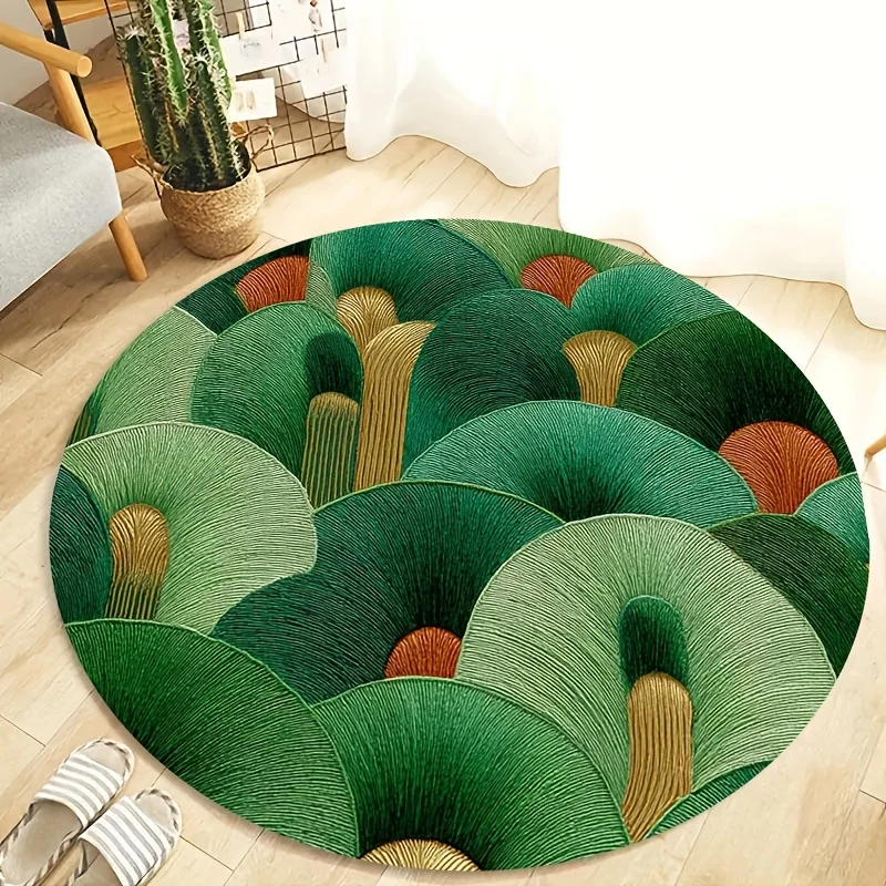 Nordic Boho Round Area Rug, Creative Bohemian Pattern Floor Mat, Soft Non-Slip Washable Circle Carpet for Bedroom & Bathroom
Nordic Boho Round Area Rug, Creative Bohemian Pattern Floor Mat, Soft Non-Slip Washable Circle Carpet for Bedroom & Bathroom