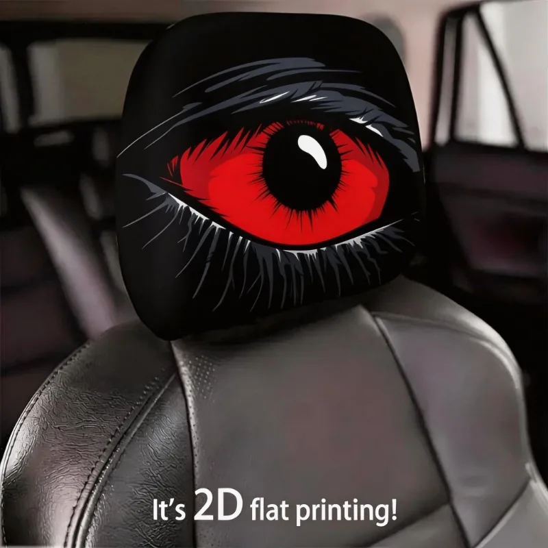 Anime Red Eye Car Headrest Cover, Dark Manga Style Auto Head Rest Protector, Universal Fit Car Interior Decor Accessories
Anime Red Eye Car Headrest Cover, Dark Manga Style Auto Head Rest Protector, Universal Fit Car Interior Decor Accessories