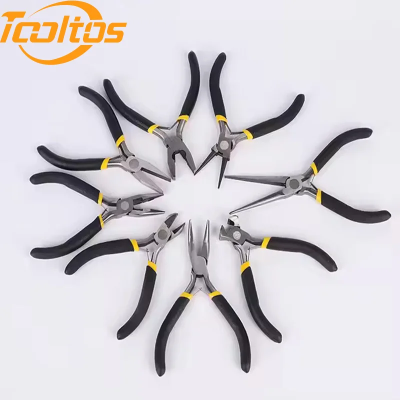 TOOLTOS 8PCS Jewelry Pliers Set Wire Wrapping Tools Kit with Round Nose Chain Nose Cutting Pliers for Jewelry Making
TOOLTOS 8PCS Jewelry Pliers Set Wire Wrapping Tools Kit with Round Nose Chain Nose Cutting Pliers for Jewelry Making