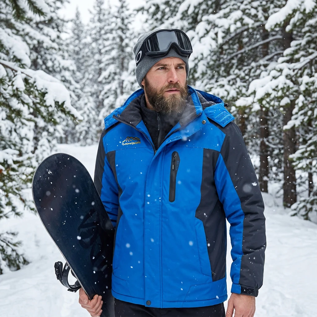 Winter Warm Men's Ski Jackets Waterproof Fleece Lined CoatsThermal With Hood Jacket Hiking Camping Fishing Windbreaker
Winter Warm Men's Ski Jackets Waterproof Fleece Lined CoatsThermal With Hood Jacket Hiking Camping Fishing Windbreaker
