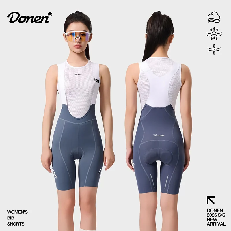 DONEN Spring Summer Men's Cycling Bib Shorts High Elastic Anti-Slip Leg Grippers Breathable Quick Dry Shock Pad Bike Bib Shorts
DONEN Spring Summer Men's Cycling Bib Shorts High Elastic Anti-Slip Leg Grippers Breathable Quick Dry Shock Pad Bike Bib Shorts