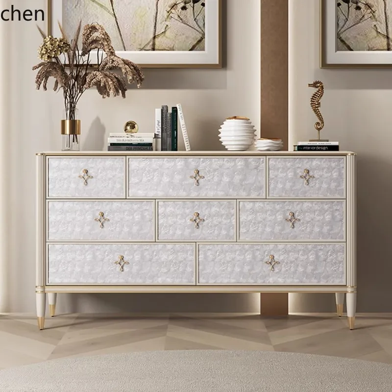 HXL light luxury entrance cabinet simple solid wood storage chest cabinet bedroom drawer storage cabinet
HXL light luxury entrance cabinet simple solid wood storage chest cabinet bedroom drawer storage cabinet