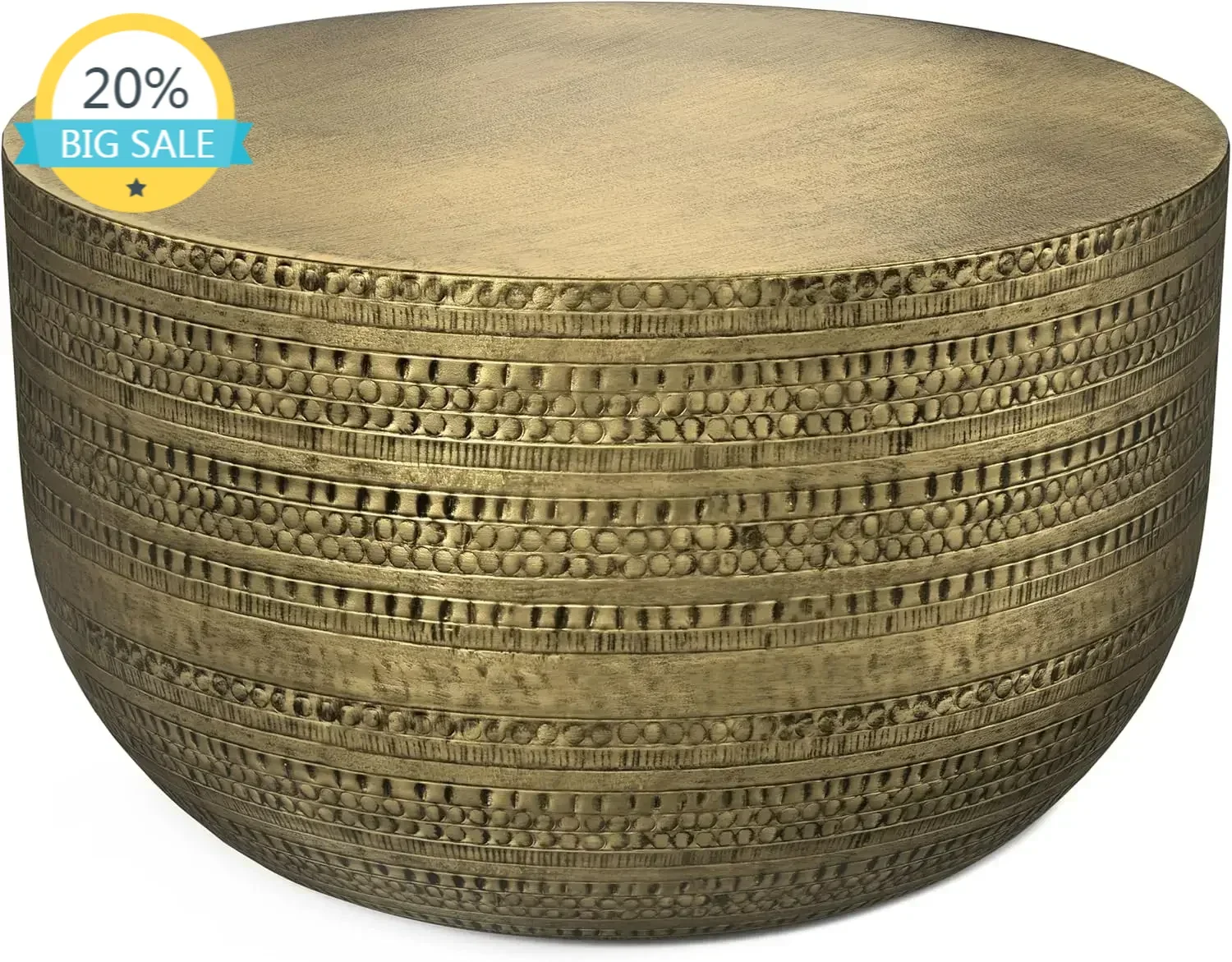 Big Clearance Sale BestsellerBestsellerJohnsen Boho 30 Inch Wide Metal Coffee Table in Antique Gold, Fully Assembled, for The Li
Big Clearance Sale BestsellerBestsellerJohnsen Boho 30 Inch Wide Metal Coffee Table in Antique Gold, Fully Assembled, for The Li