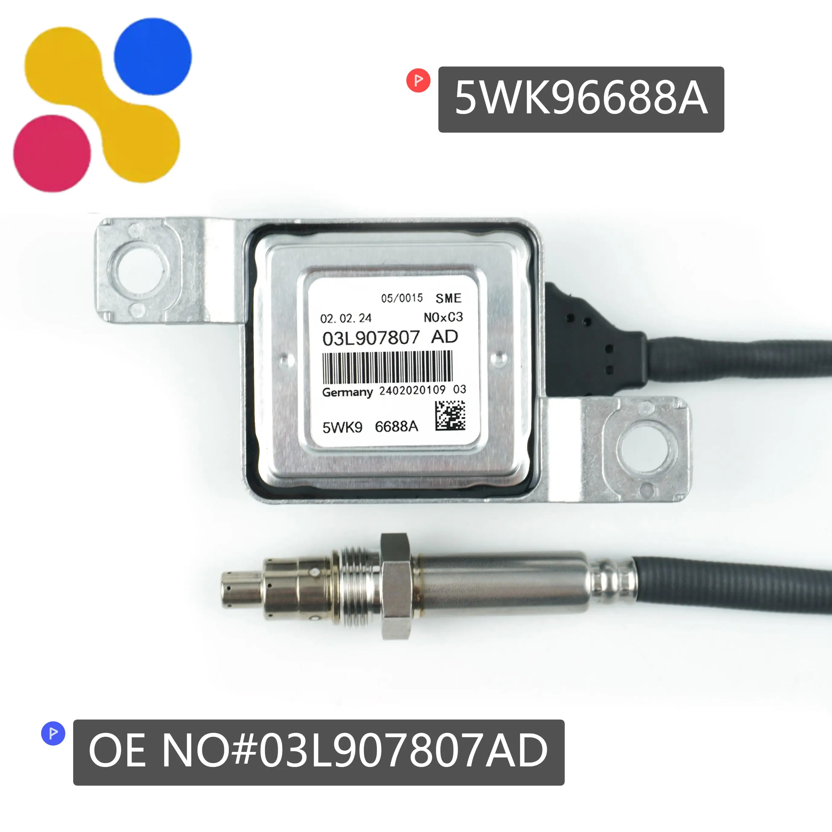 5WK96688A 03L907807AD New Nitrogen Oxide Sensor 5WK9 6688A NOx Sensor for Audi A4 Allroad Quattro for VW Passat Auto Car Parts
5WK96688A 03L907807AD New Nitrogen Oxide Sensor 5WK9 6688A NOx Sensor for Audi A4 Allroad Quattro for VW Passat Auto Car Parts