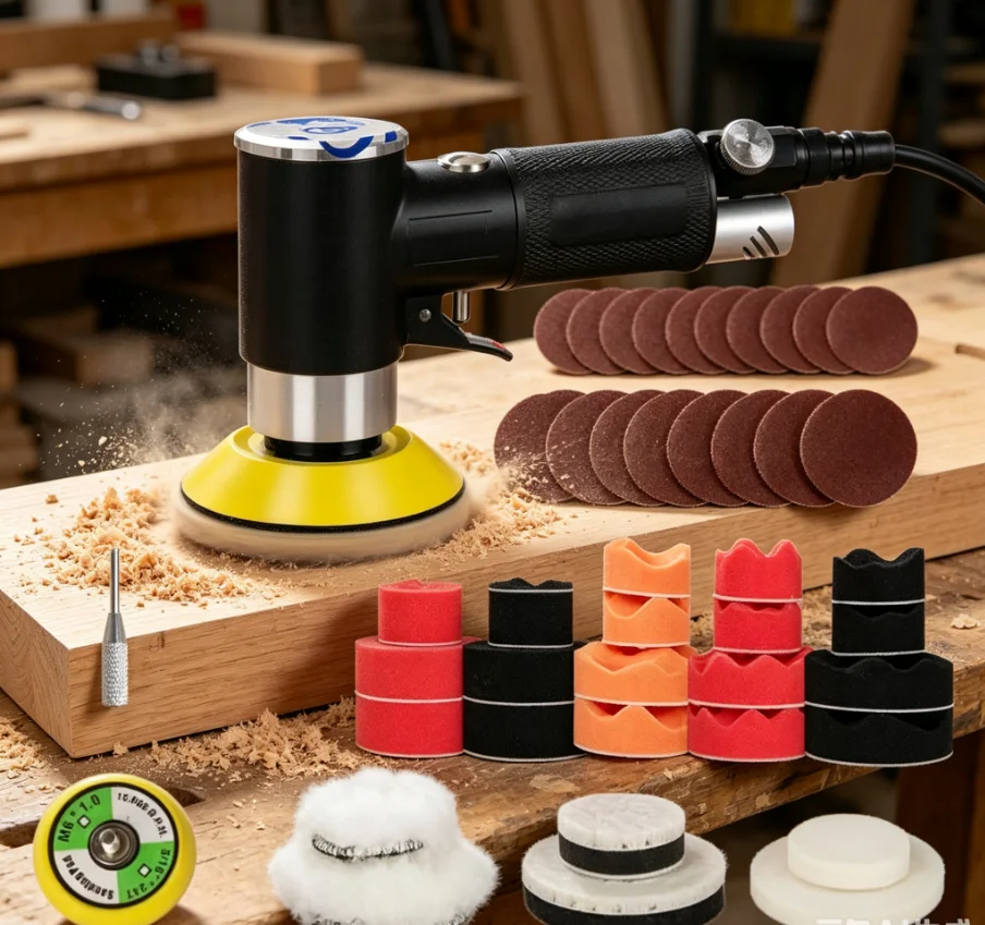 Air Sander Mini Pneumatic Grinding Machine Set 2inch 3inch Buffing Pad Polishing Pad Kit For Car Polisher
Air Sander Mini Pneumatic Grinding Machine Set 2inch 3inch Buffing Pad Polishing Pad Kit For Car Polisher