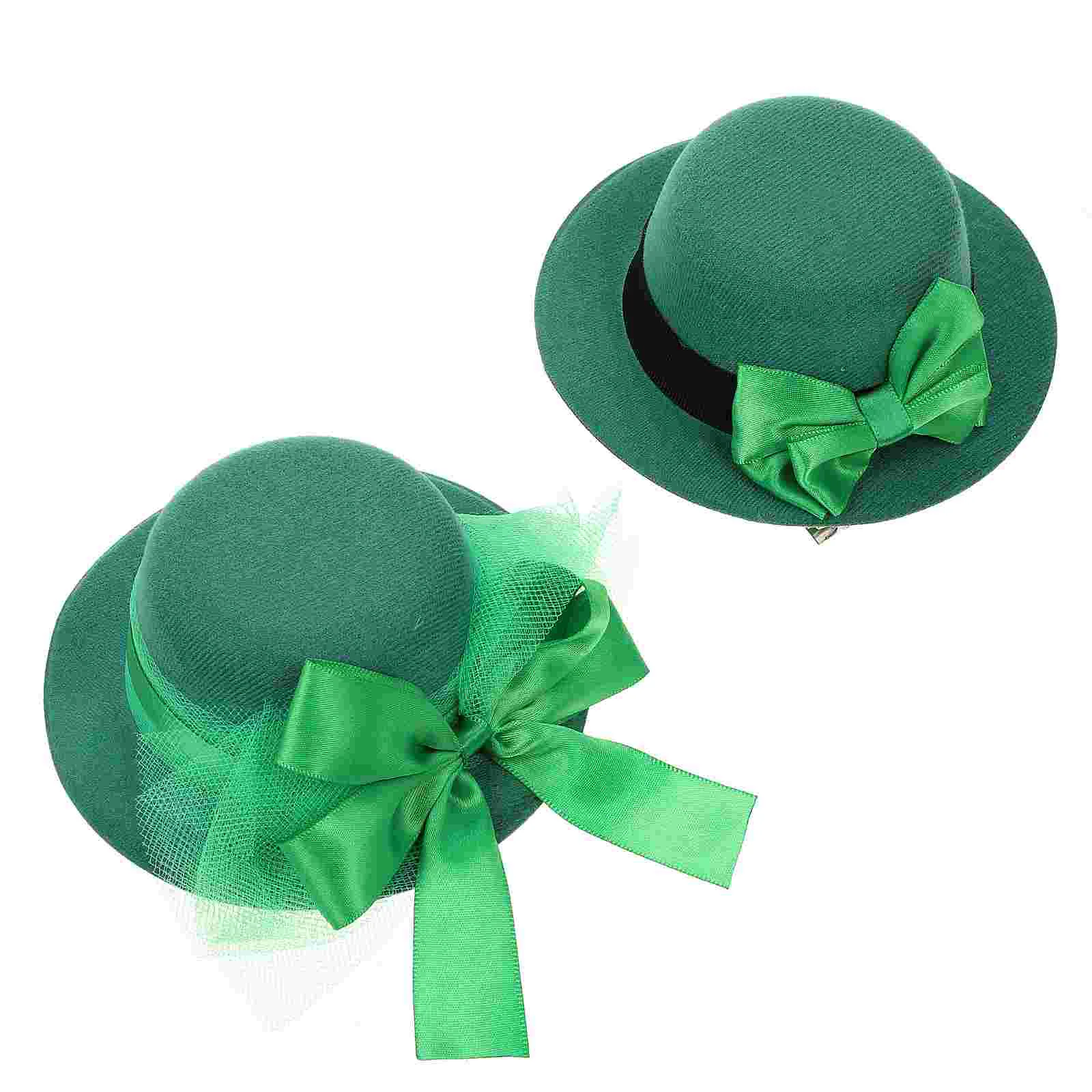 2 Pcs Top Hat Hair Clip St Patrick's Day Headwear Fasinator Accessory Hairpin Headband
2 Pcs Top Hat Hair Clip St Patrick's Day Headwear Fasinator Accessory Hairpin Headband
