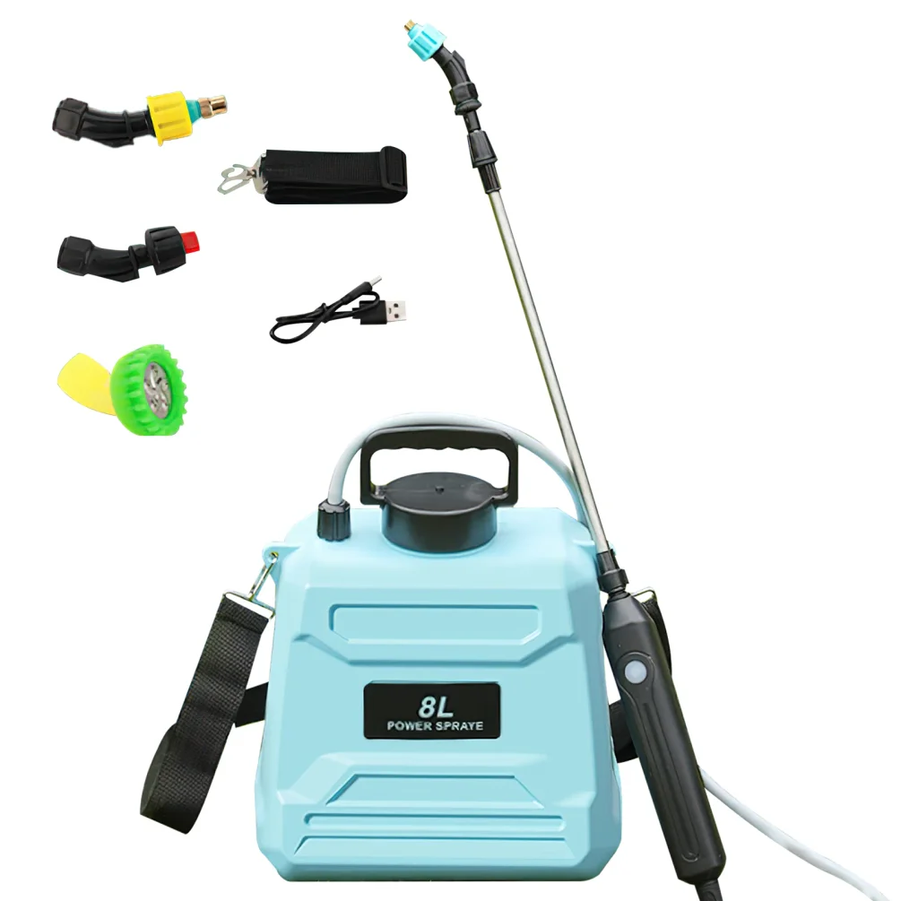 Shoulder Pesticide Sprayer 8L Electric Backpack Sprayer USB Rechargeable Automatic Sprayer Bottle 3 Modes for Garden Irrigation
Shoulder Pesticide Sprayer 8L Electric Backpack Sprayer USB Rechargeable Automatic Sprayer Bottle 3 Modes for Garden Irrigation