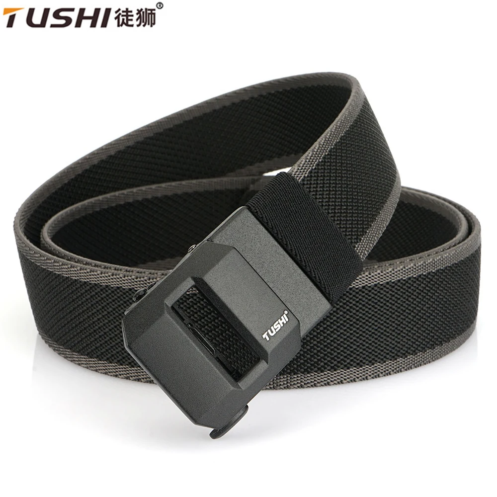 TUSHI New Men's Military Elastic Belt Strong Metal Quick Release Buckle Unisex Nylon Tactical Belt Outdoor Training Girdle
TUSHI New Men's Military Elastic Belt Strong Metal Quick Release Buckle Unisex Nylon Tactical Belt Outdoor Training Girdle