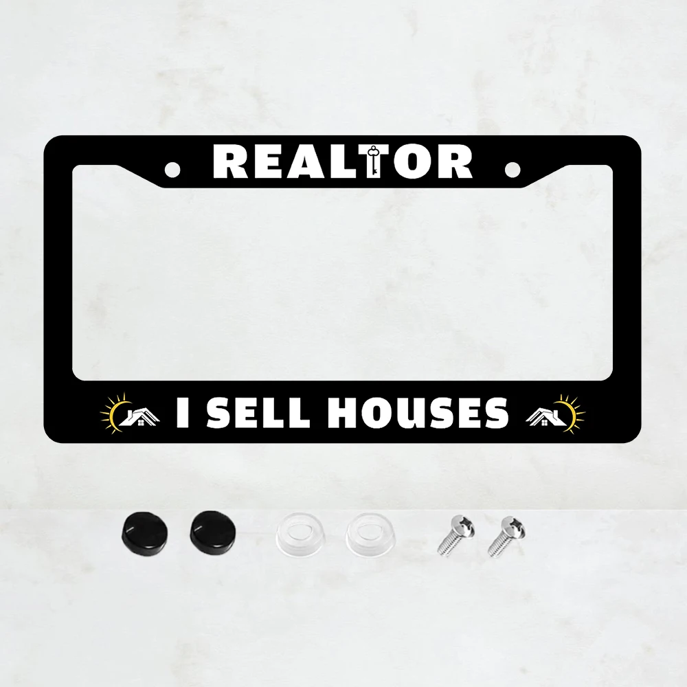 1PC Realtor I Sell Houses License Plate Frame Funny House Aluminum License Plate Frame - 6 x 12 Inch US Standard Size
1PC Realtor I Sell Houses License Plate Frame Funny House Aluminum License Plate Frame - 6 x 12 Inch US Standard Size