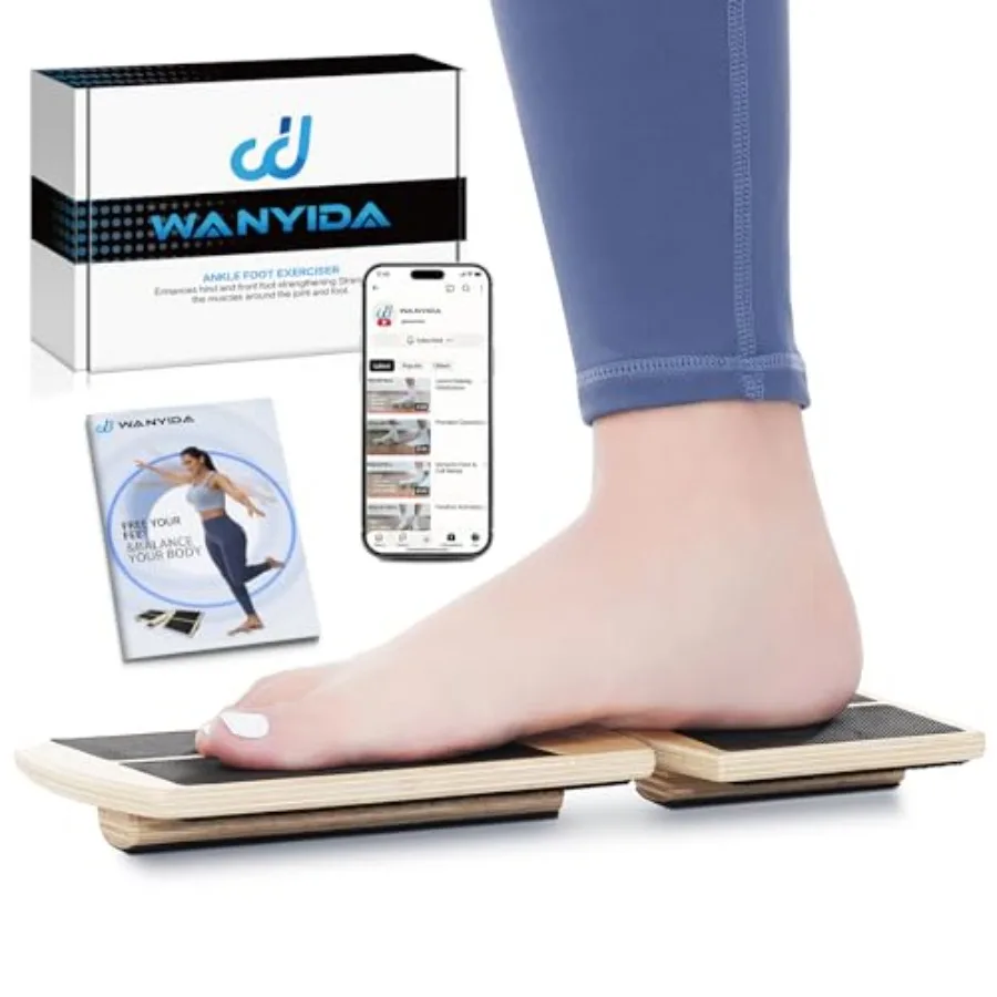 Ankle Foot Strengthener Exerciser for Sprained, Single Leg Balance Board, Posture Corrector, Foot Stretcher for Plantar Fasciit
Ankle Foot Strengthener Exerciser for Sprained, Single Leg Balance Board, Posture Corrector, Foot Stretcher for Plantar Fasciit