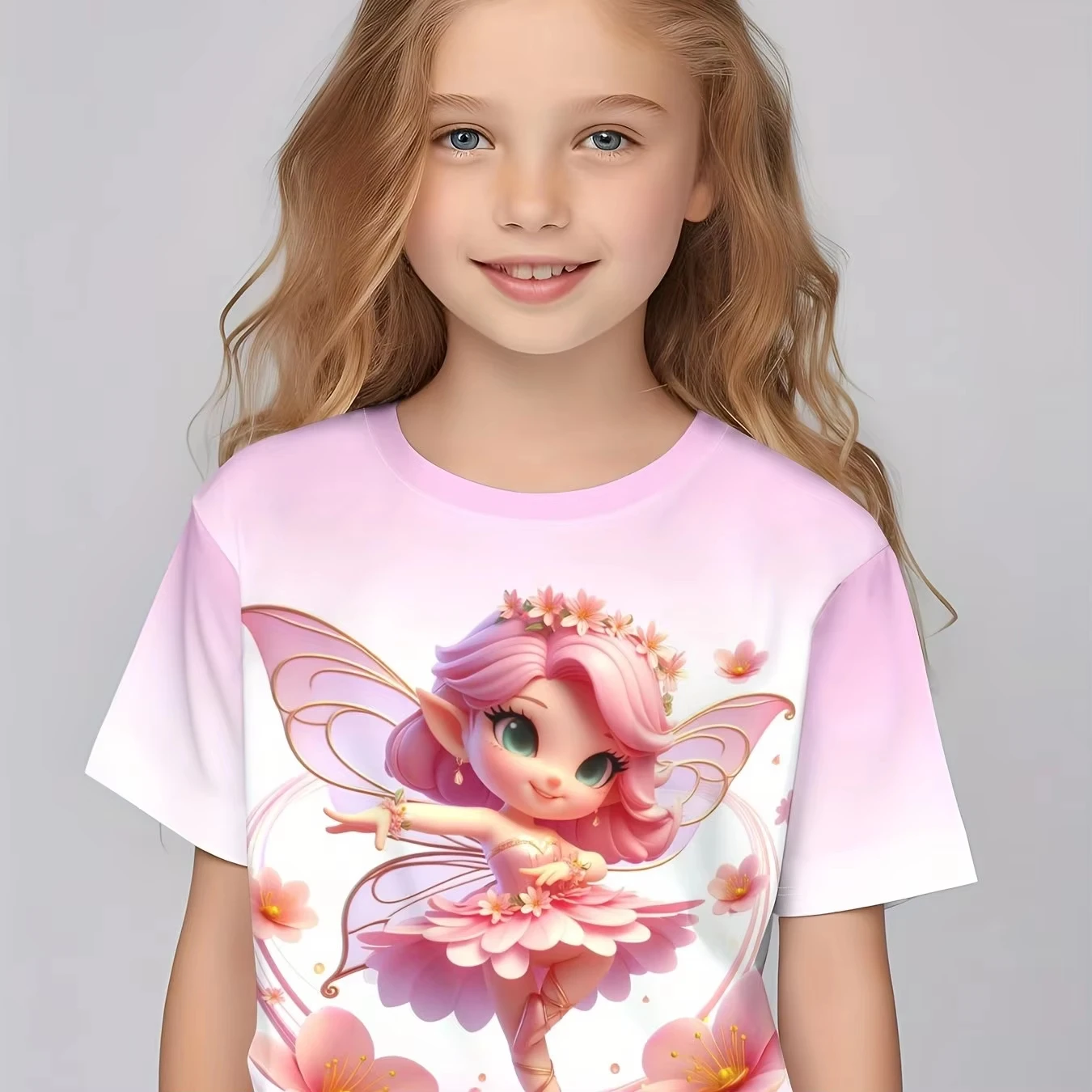 Kids Clothes Girl T-Shirt Short Sleeve Cute 3D Cartoon Print Children Summer Clothes Casual Stylish Girls Clothes O-Neck Tops
Kids Clothes Girl T-Shirt Short Sleeve Cute 3D Cartoon Print Children Summer Clothes Casual Stylish Girls Clothes O-Neck Tops