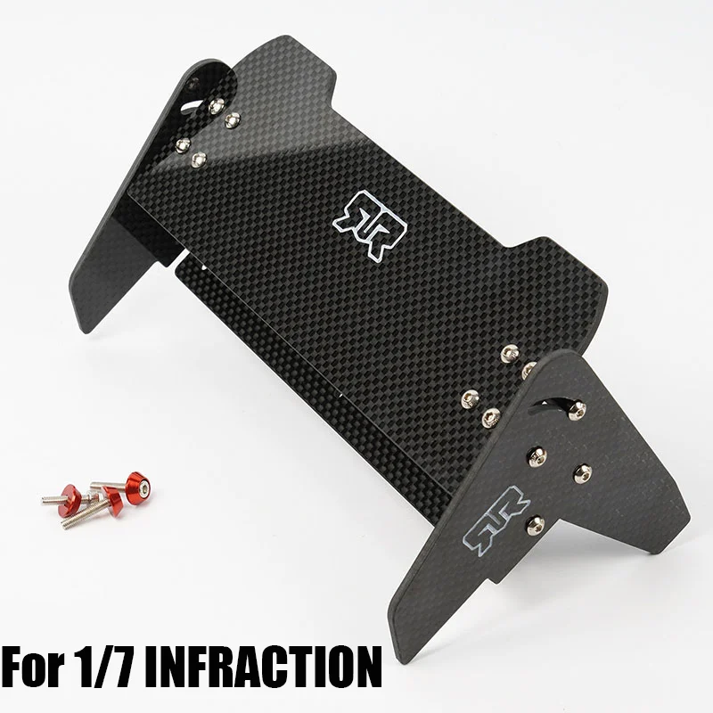 Simulation Carbon Fiber Rear Wing for 1/7 ARRMA INFRACTION Model RC Truck Car
Simulation Carbon Fiber Rear Wing for 1/7 ARRMA INFRACTION Model RC Truck Car