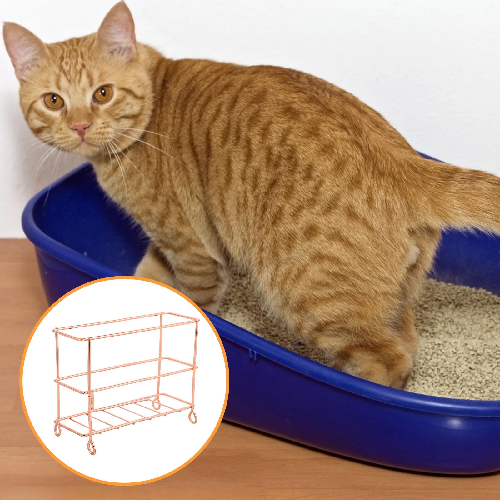 Cat Litter Shovel Storage Rack Scooper Stand Corner Boxes Holder Hollow Structure Caddy Golden
Cat Litter Shovel Storage Rack Scooper Stand Corner Boxes Holder Hollow Structure Caddy Golden