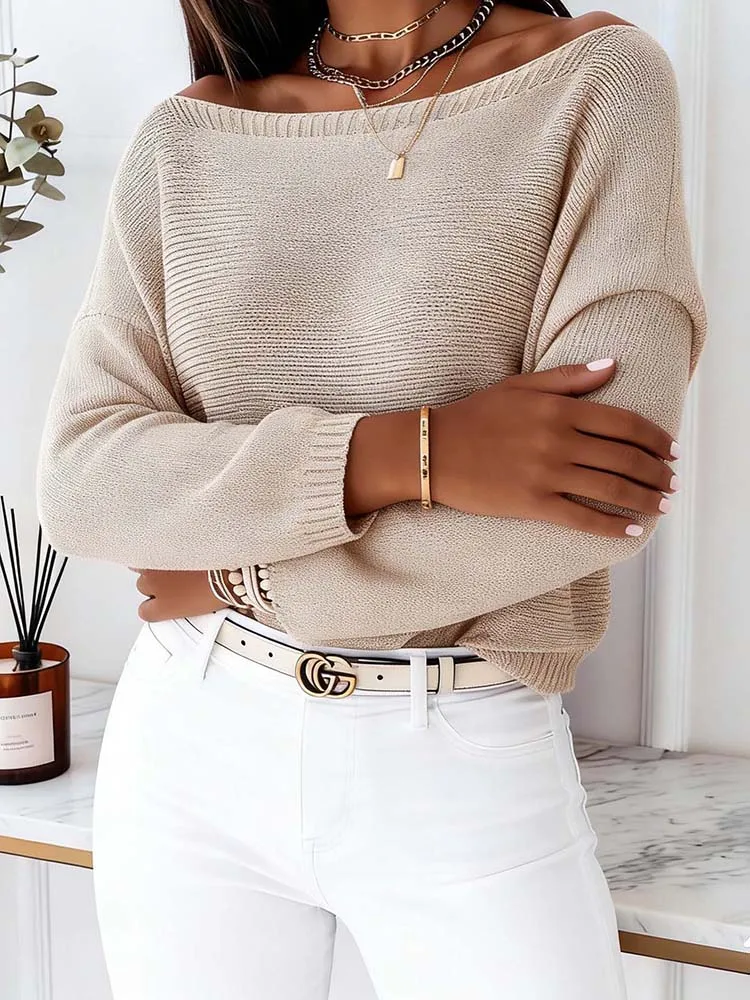 Women's round neck pullover with woolen fabric, versatile, fashionable, casual, loose and skin friendly
Women's round neck pullover with woolen fabric, versatile, fashionable, casual, loose and skin friendly