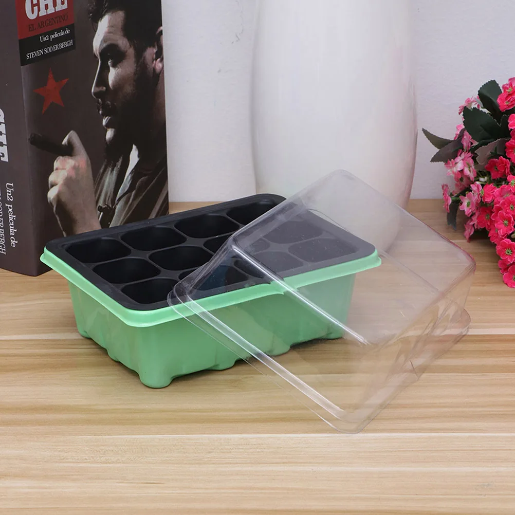 5 Pcs Seedling Trays Nursery Boxes for Bonsai Germination Plant Microgreens Sprouter Growing Cells Transparent Lid Promotes
5 Pcs Seedling Trays Nursery Boxes for Bonsai Germination Plant Microgreens Sprouter Growing Cells Transparent Lid Promotes