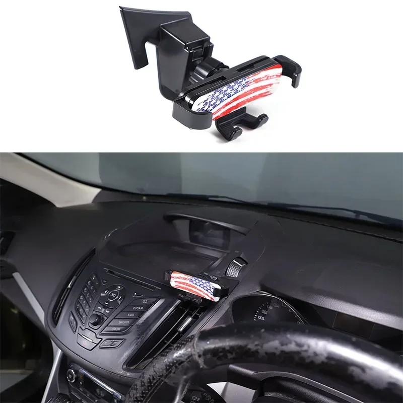 For Ford Escape 2013-2019 ABS Black Car Air Outlet Phone Holder GPS Navigation Mobile Bracket Car Accessories
For Ford Escape 2013-2019 ABS Black Car Air Outlet Phone Holder GPS Navigation Mobile Bracket Car Accessories