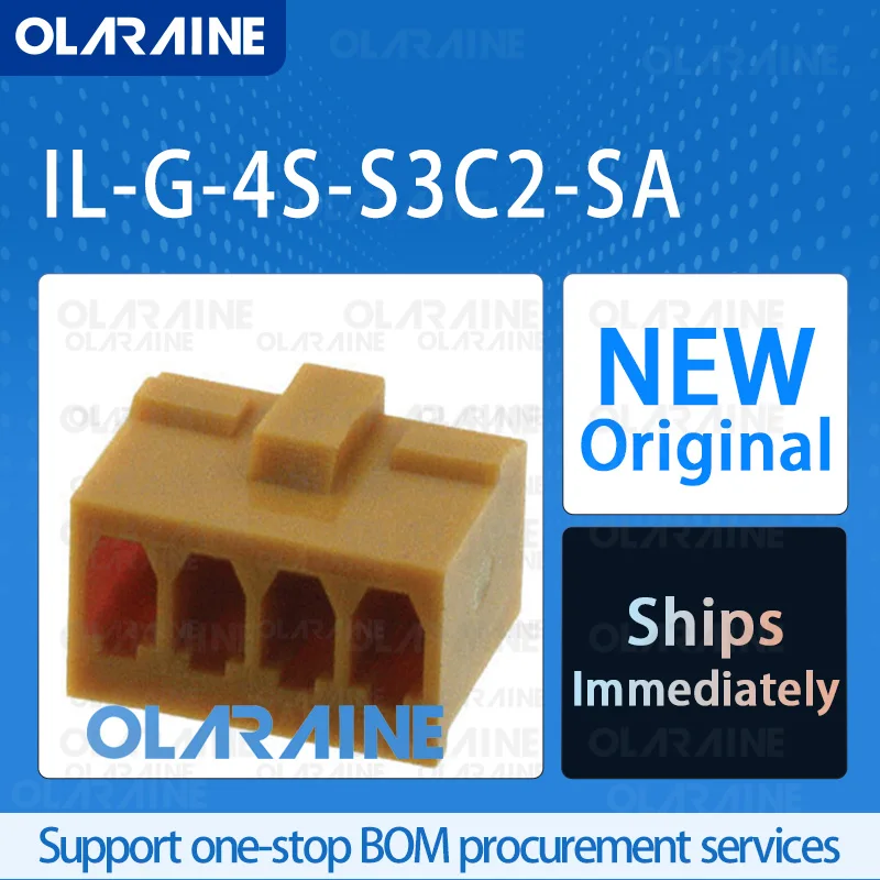 50/200/500Pcs IL-G-4S-S3C2-SA 100% brand new and original IC chip Headers and wire housings 4 Position
50/200/500Pcs IL-G-4S-S3C2-SA 100% brand new and original IC chip Headers and wire housings 4 Position