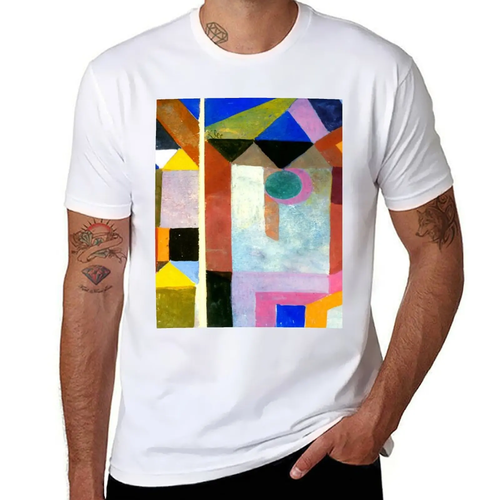 Paul Klee Colorful Architecture Klee-inspired Fine Art T-Shirt cotton t shirt pack t shirts for man cotton T-Shirt
Paul Klee Colorful Architecture Klee-inspired Fine Art T-Shirt cotton t shirt pack t shirts for man cotton T-Shirt
