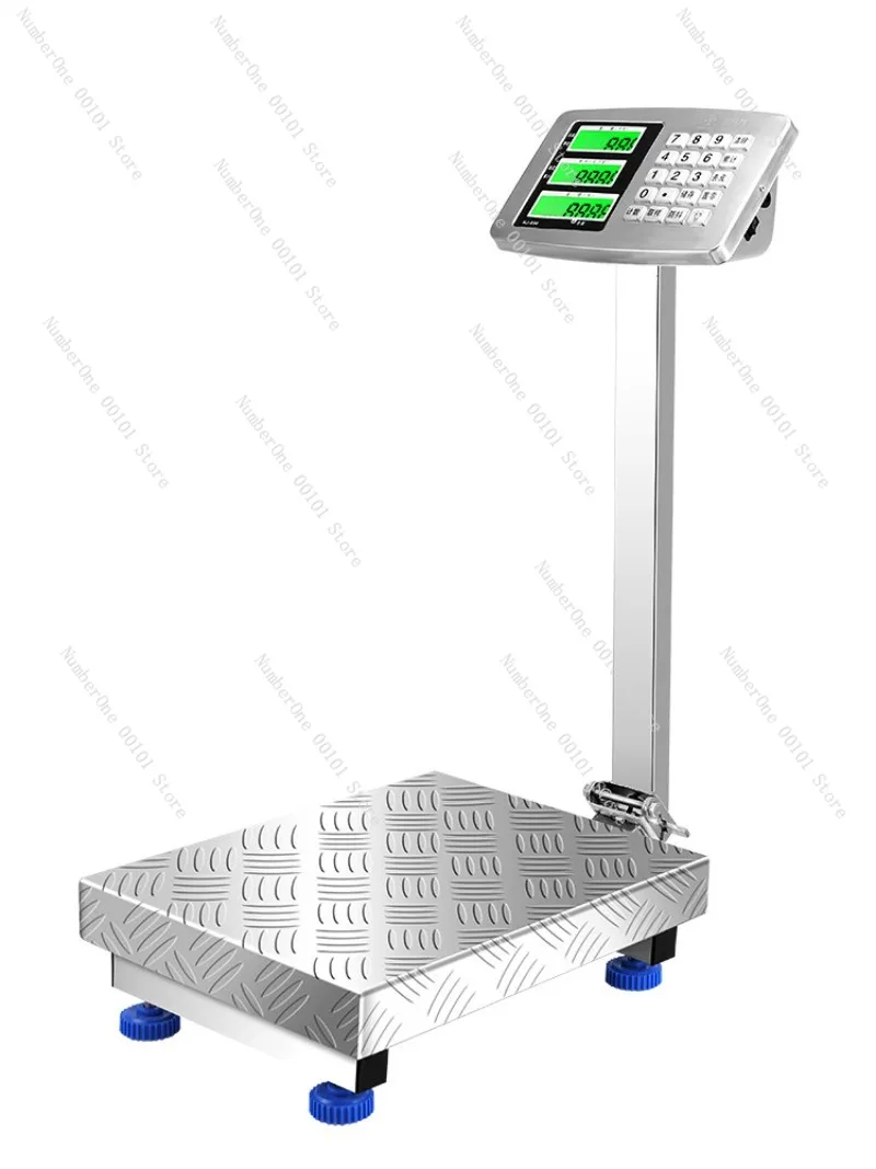 High-precision 300kg commercial electronic scale, stainless steel waterproof folding table scale, special for seafood
High-precision 300kg commercial electronic scale, stainless steel waterproof folding table scale, special for seafood