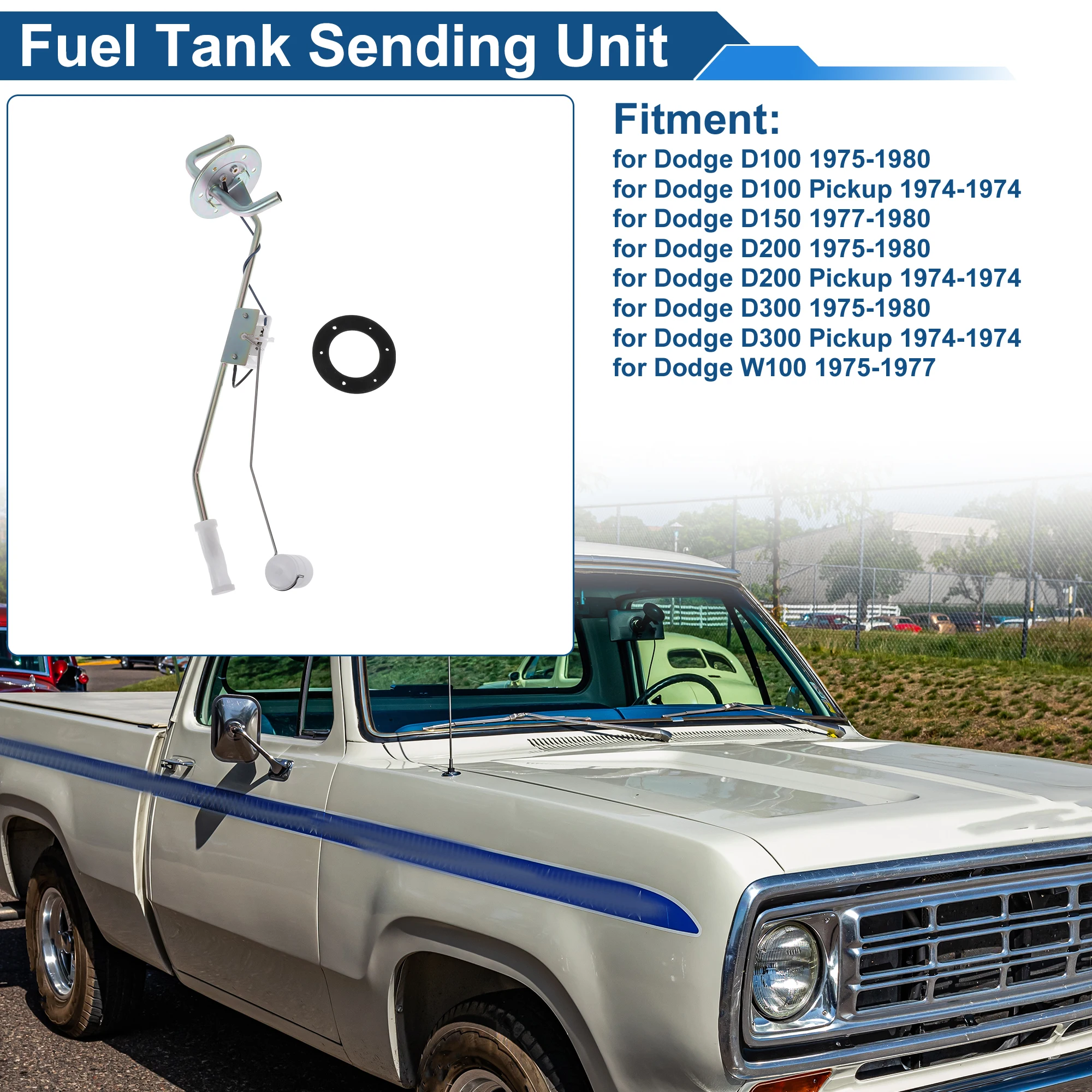 X Autohaux Fuel Level Sending Unit Module for Dodge D100 1975-1980
X Autohaux Fuel Level Sending Unit Module for Dodge D100 1975-1980