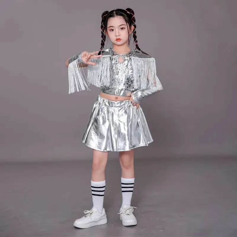 Children's Jazz Dance Sequined Costumes Fashion Catwalk Hip-hop Dance Costumes Boys Girls Performance Costumes
Children's Jazz Dance Sequined Costumes Fashion Catwalk Hip-hop Dance Costumes Boys Girls Performance Costumes