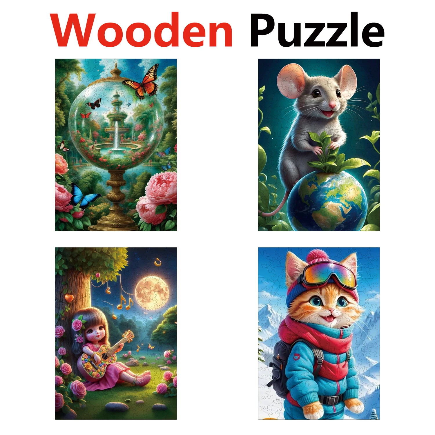 Little Girl Cat And Mouse Animal Puzzles High Quality Jigsaw Puzzle Wooden Puzzle Best Christmas Gift
Little Girl Cat And Mouse Animal Puzzles High Quality Jigsaw Puzzle Wooden Puzzle Best Christmas Gift