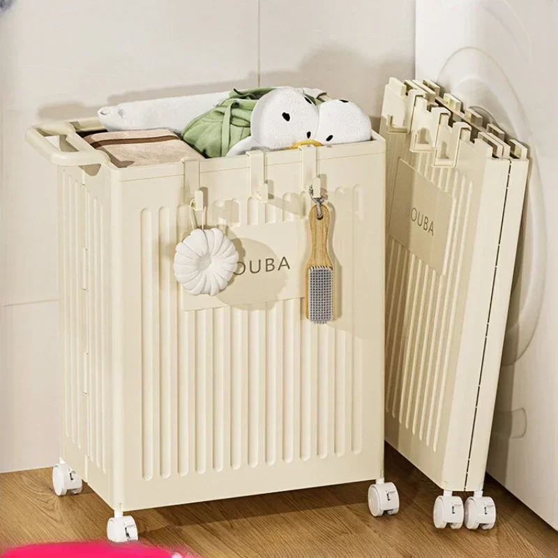 Large Capacity Laundry Basket Foldable Design with Rolling Wheels Easy to Move Efficient Home Organization
Large Capacity Laundry Basket Foldable Design with Rolling Wheels Easy to Move Efficient Home Organization