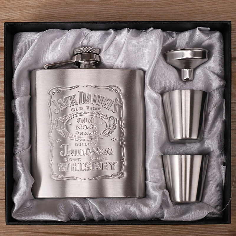 7oz Outdoors Portable Pocket Hip Flask Stainless Steel Whisky Flask Drink Alcohol Container Gift Box Vodka Drinking Bottle Tools
7oz Outdoors Portable Pocket Hip Flask Stainless Steel Whisky Flask Drink Alcohol Container Gift Box Vodka Drinking Bottle Tools