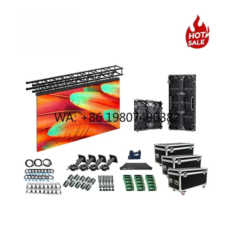 Quick Install Curve LED Display P2.6 Stable No Black Screen Full Set Video Wall System Stage Rental HD Display Screen Panel
Quick Install Curve LED Display P2.6 Stable No Black Screen Full Set Video Wall System Stage Rental HD Display Screen Panel