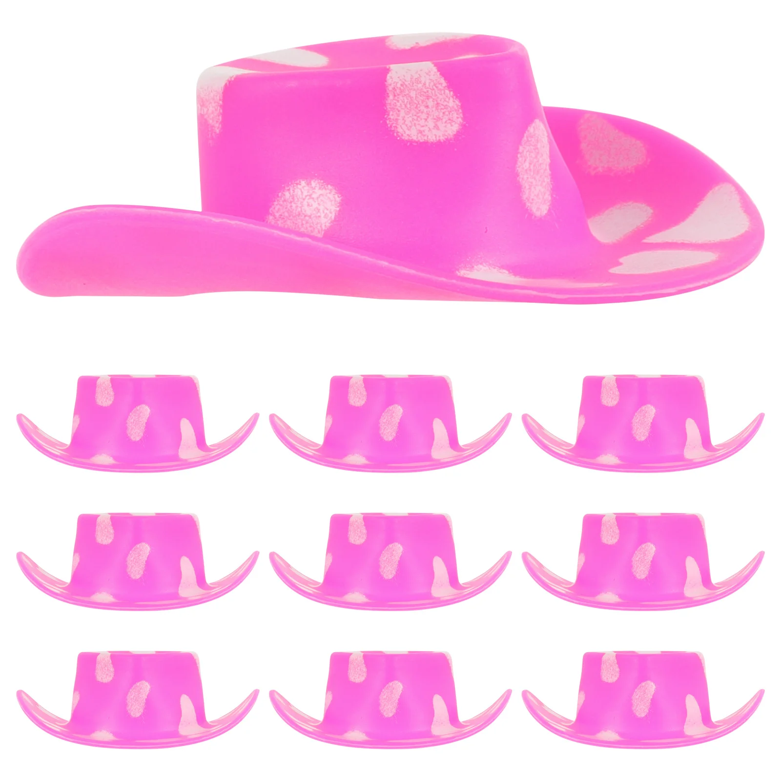 10 Pcs Manual Dollhouse Decorative Hat Cowboy Toys Plastic Craft Miniature Hats
10 Pcs Manual Dollhouse Decorative Hat Cowboy Toys Plastic Craft Miniature Hats