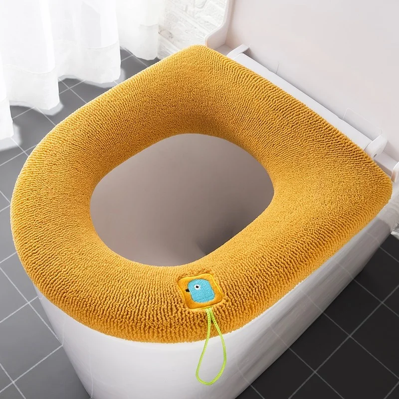 Winter Warm Toilet Seat Cover Closestool Mat 1Pcs Wasbare Badkamer Accessoires Breien Pure Kleur Zachte O-Vorm Pad Bidet Cover
Winter Warm Toilet Seat Cover Closestool Mat 1Pcs Wasbare Badkamer Accessoires Breien Pure Kleur Zachte O-Vorm Pad Bidet Cover