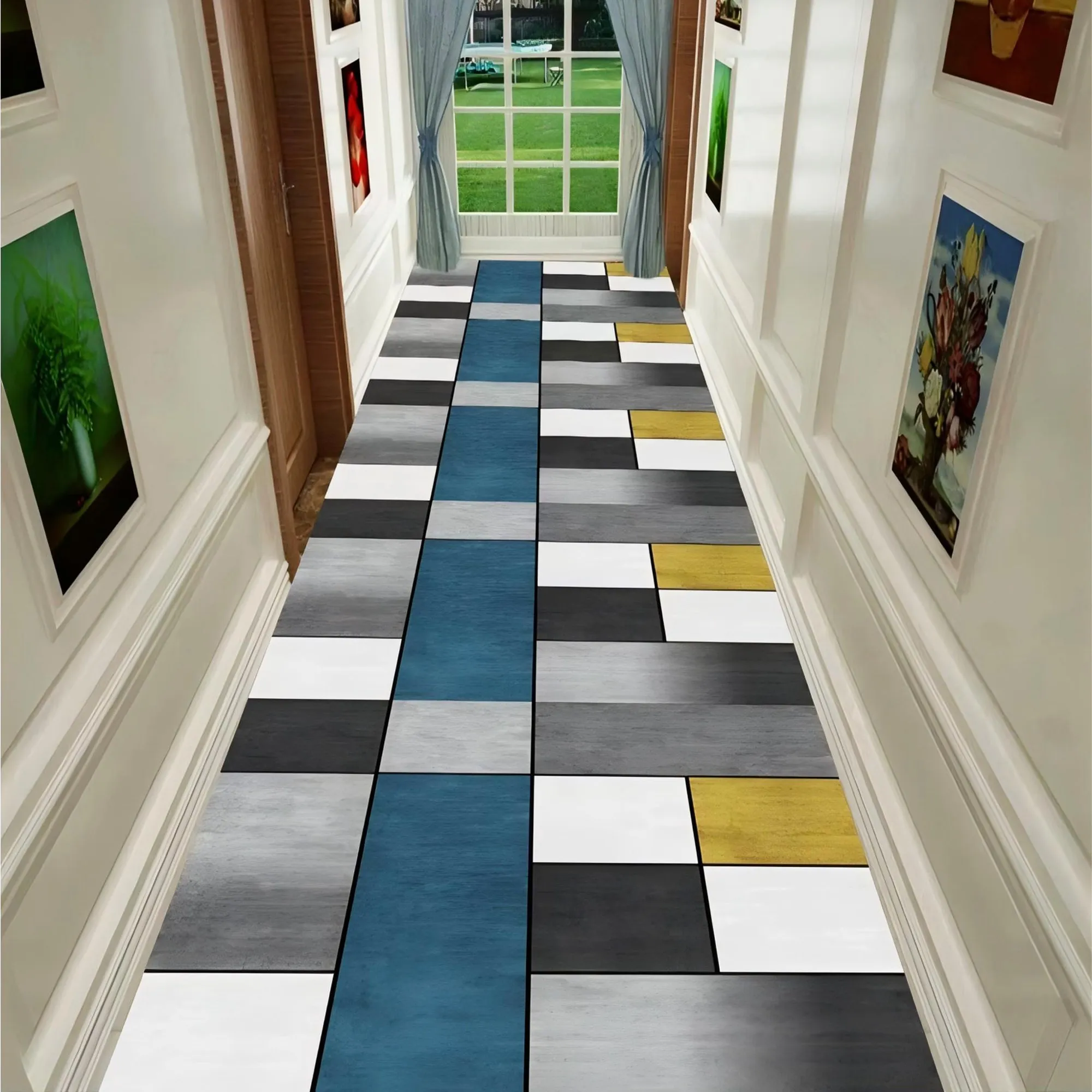 VIKAMA Modern Abstract Geometric Rug Non Slip Water Absorbent Soft Floor Carpet Living Room Bedroom Indoor Home Decor Mat
VIKAMA Modern Abstract Geometric Rug Non Slip Water Absorbent Soft Floor Carpet Living Room Bedroom Indoor Home Decor Mat