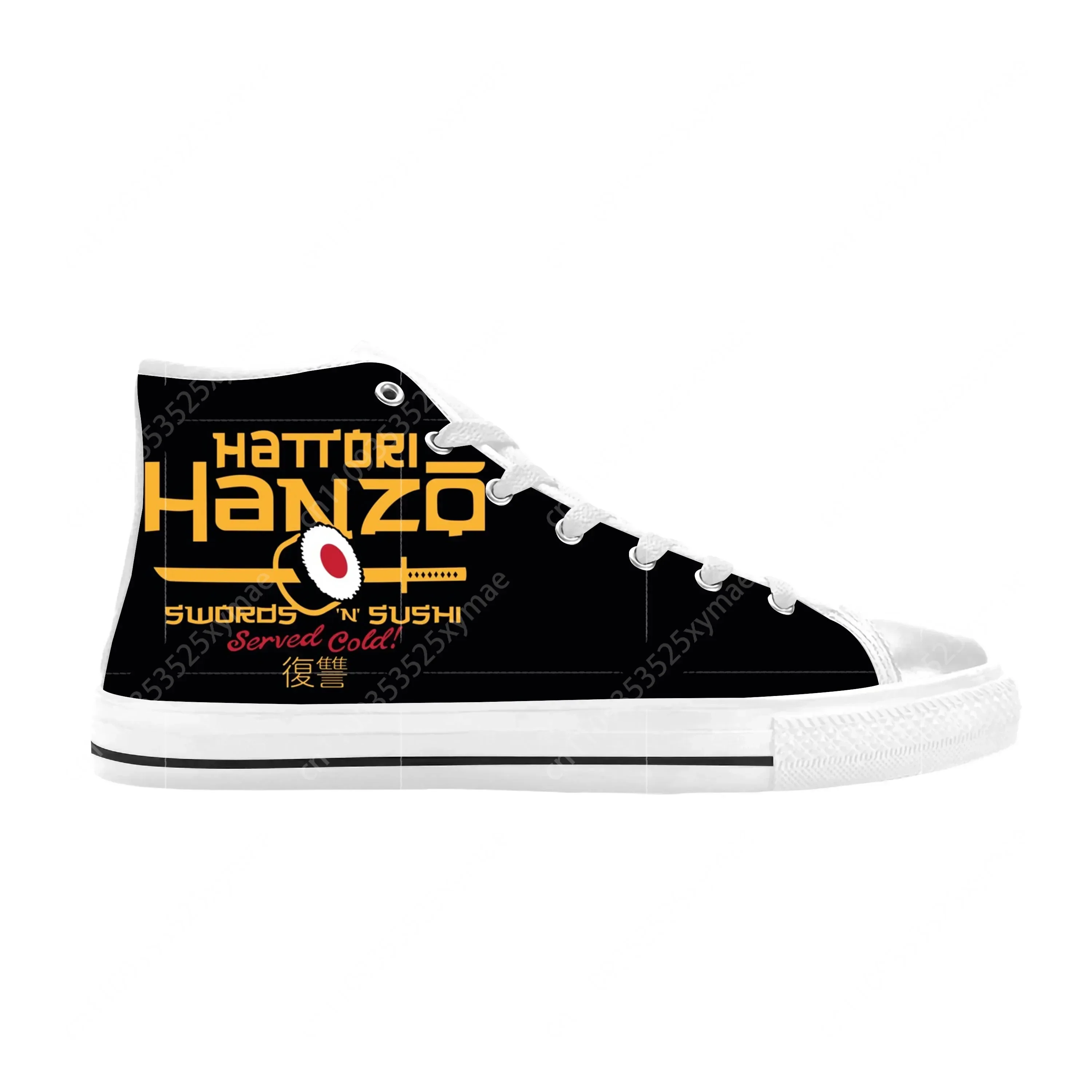 Hot Hattori Hanzo Samurai Swords Kill Bill Katana Casual Cloth Shoes High Top Comfortable Breathable 3D Print Men Women Sneakers
Hot Hattori Hanzo Samurai Swords Kill Bill Katana Casual Cloth Shoes High Top Comfortable Breathable 3D Print Men Women Sneakers