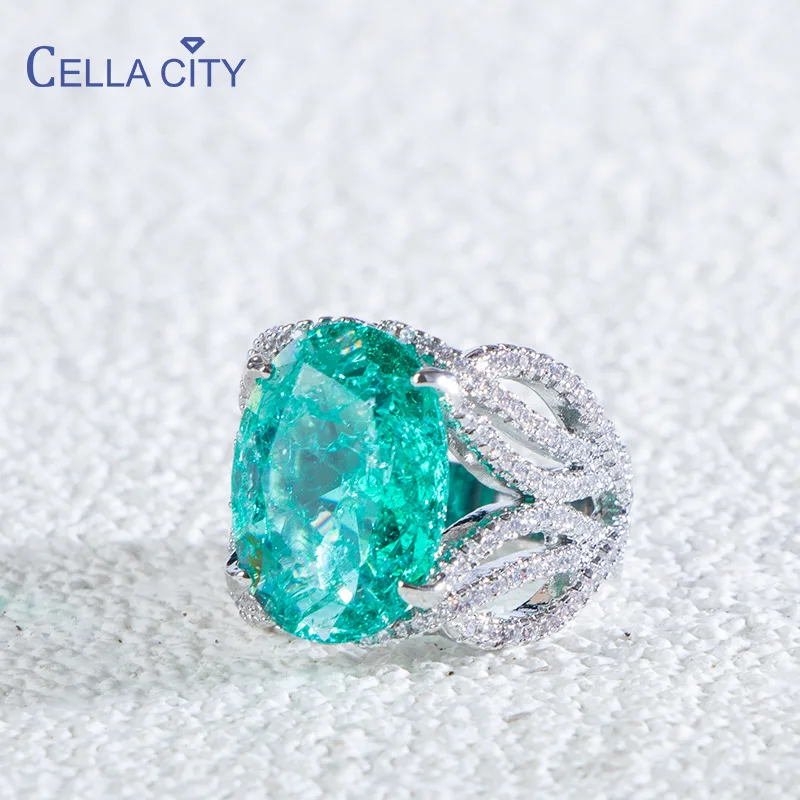 Cellacity vintage Women Paraiba Tourmaline Gemstone Ring 925 sterling silver jewelry wedding party fine jewerly gift size 6-10
Cellacity vintage Women Paraiba Tourmaline Gemstone Ring 925 sterling silver jewelry wedding party fine jewerly gift size 6-10