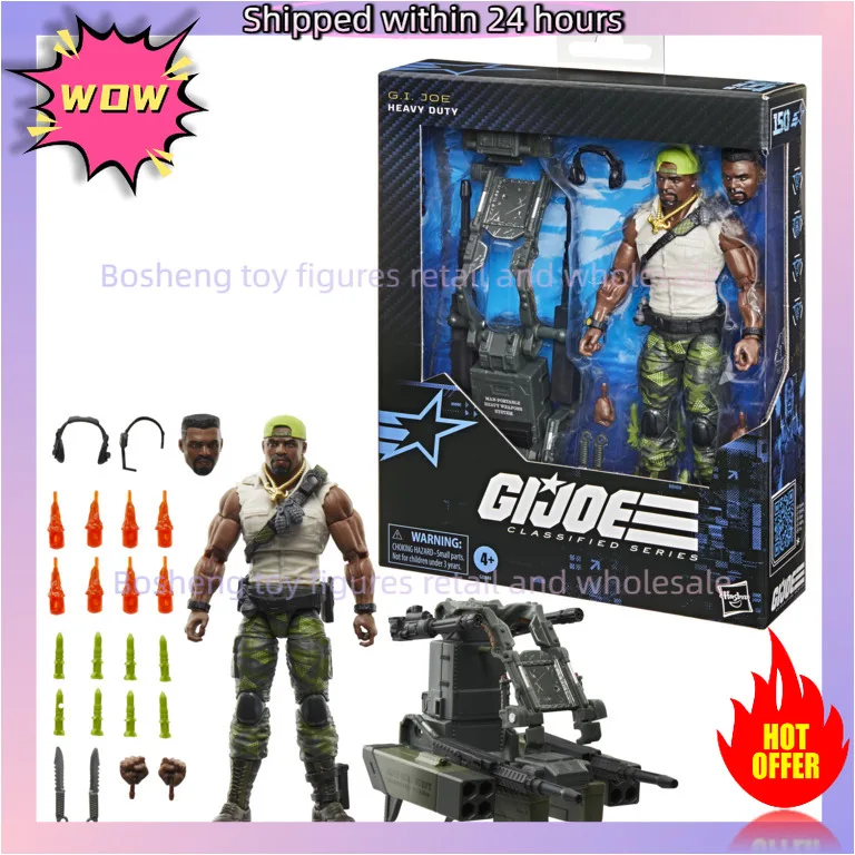 GI Joe Classified Series #150 Heavy Duty Man-Portable Weapons Deluxe 6 Inch Action Figure Toy Gift In Stock
GI Joe Classified Series #150 Heavy Duty Man-Portable Weapons Deluxe 6 Inch Action Figure Toy Gift In Stock