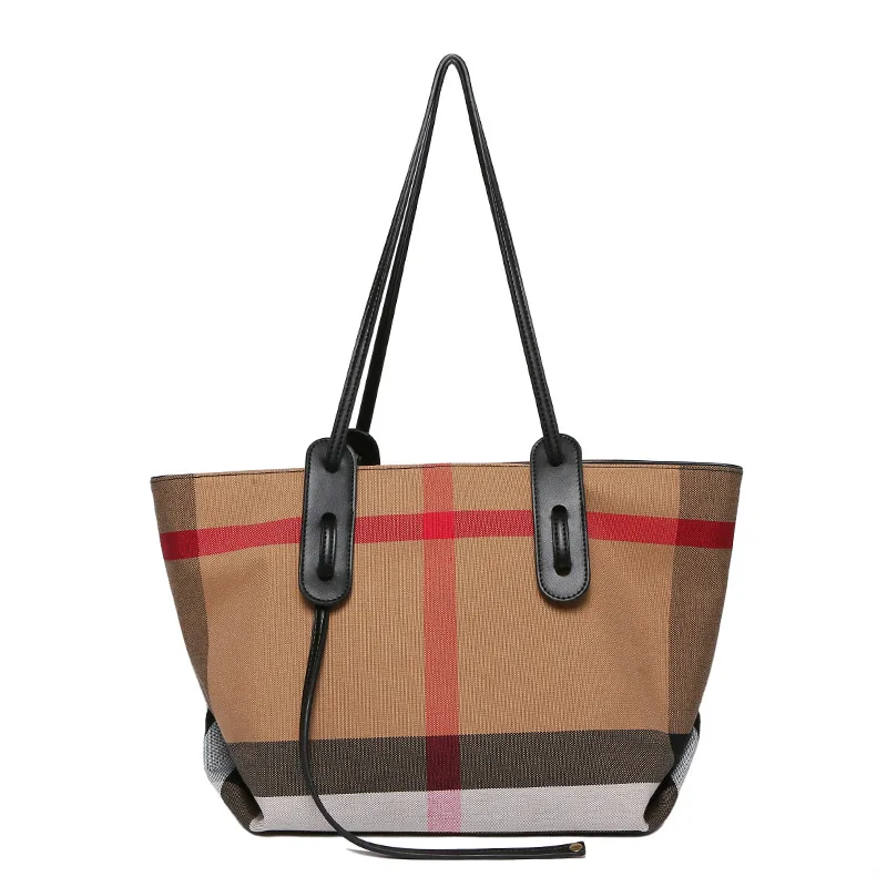 New Shoulder Bags Women's Handheld Bag Leisure Versatile Outdoor Lady Crossbody Bag Canvas Grid Bag High Capacity Trend Tote Bag
New Shoulder Bags Women's Handheld Bag Leisure Versatile Outdoor Lady Crossbody Bag Canvas Grid Bag High Capacity Trend Tote Bag