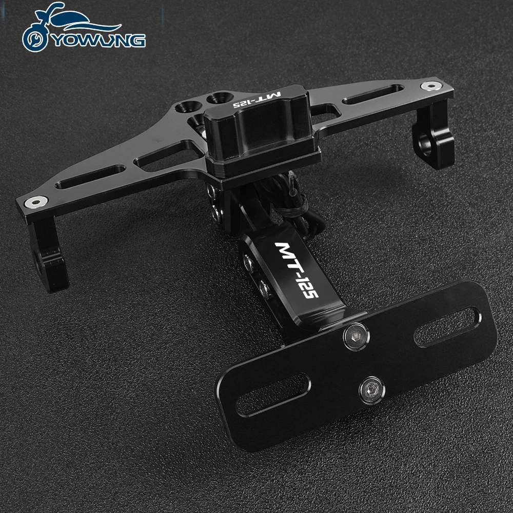 For Yamaha MT125 MT 125 MT-125 2014 2015 2016 2017 2018-2023 Adjustable CNC Aluminum Bracket License Plate Holder LED Light
For Yamaha MT125 MT 125 MT-125 2014 2015 2016 2017 2018-2023 Adjustable CNC Aluminum Bracket License Plate Holder LED Light