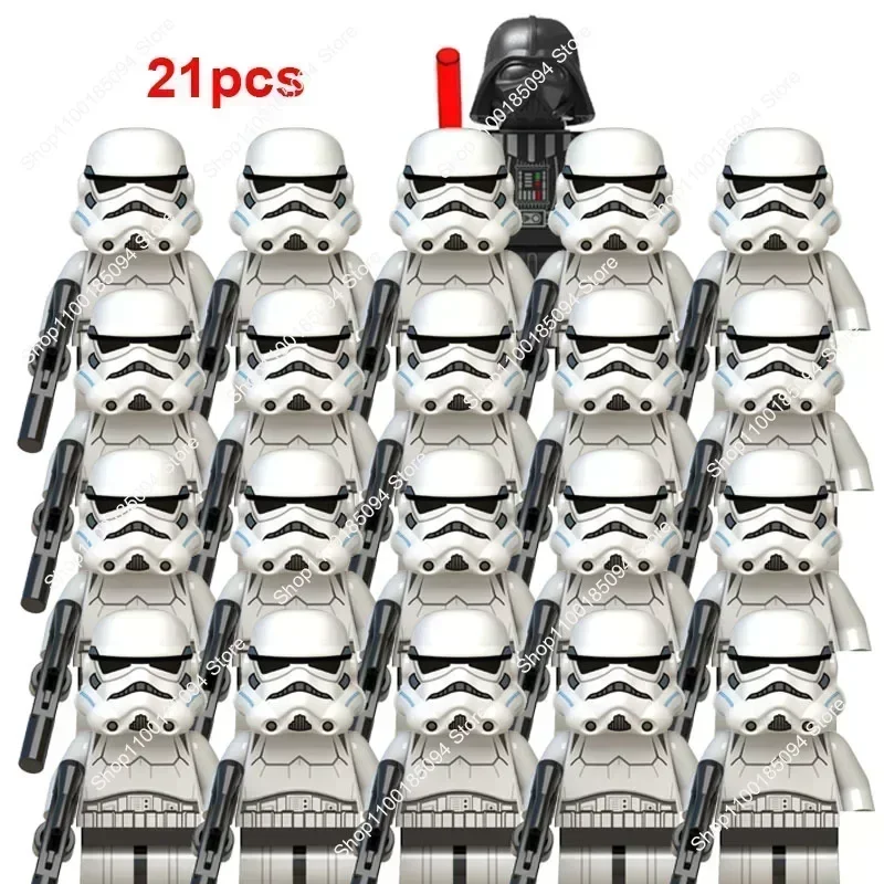 Hot Toys Star wars 21pcs Clone Troopers Wars Legion Building Blocks Darth Vader SW585 Corps Bricks Wars Action Figures mini Toys
Hot Toys Star wars 21pcs Clone Troopers Wars Legion Building Blocks Darth Vader SW585 Corps Bricks Wars Action Figures mini Toys