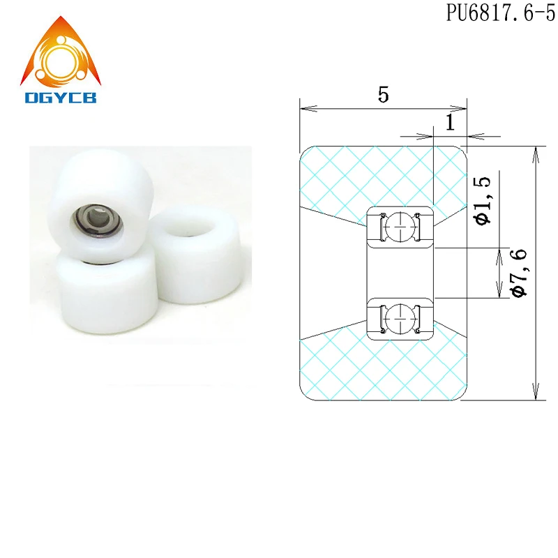 4pcs 1.5x7.6x5 PU Coated Fingerboard Wheels PU6817.6-5 Finger Skateboard Pulley 1.5*7.6*5 High Speed No Grease Skateboard Roller
4pcs 1.5x7.6x5 PU Coated Fingerboard Wheels PU6817.6-5 Finger Skateboard Pulley 1.5*7.6*5 High Speed No Grease Skateboard Roller