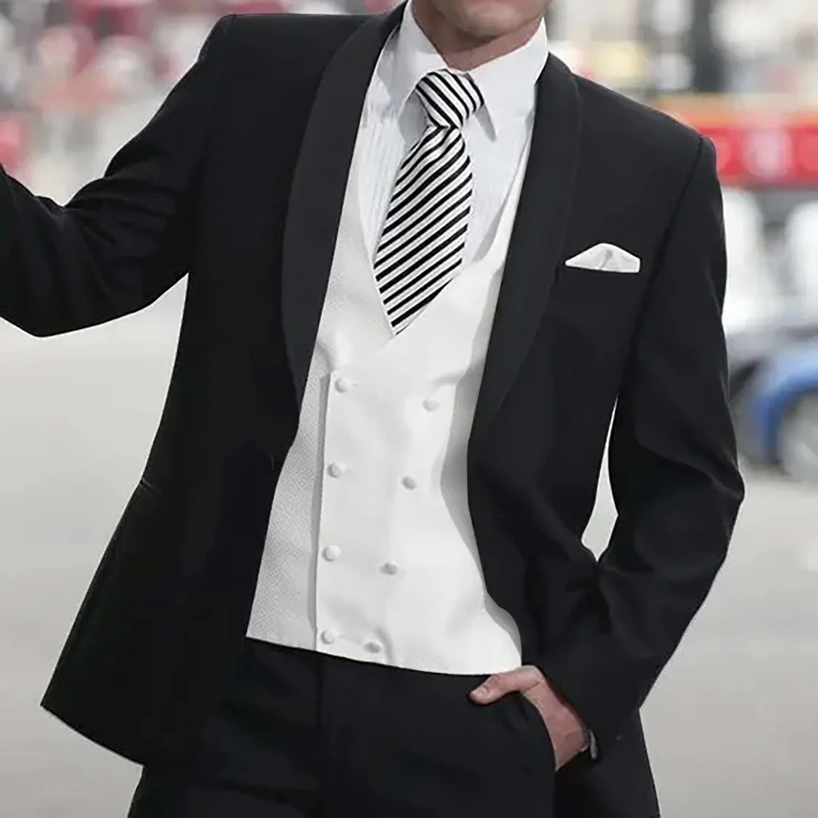 Casual Daily Black with White Suits for Men Slim Fit Shawl Lapel Solid Tuxedo Man Suit Set Trajes De Hombre Pak Mannen Men Suits
Casual Daily Black with White Suits for Men Slim Fit Shawl Lapel Solid Tuxedo Man Suit Set Trajes De Hombre Pak Mannen Men Suits