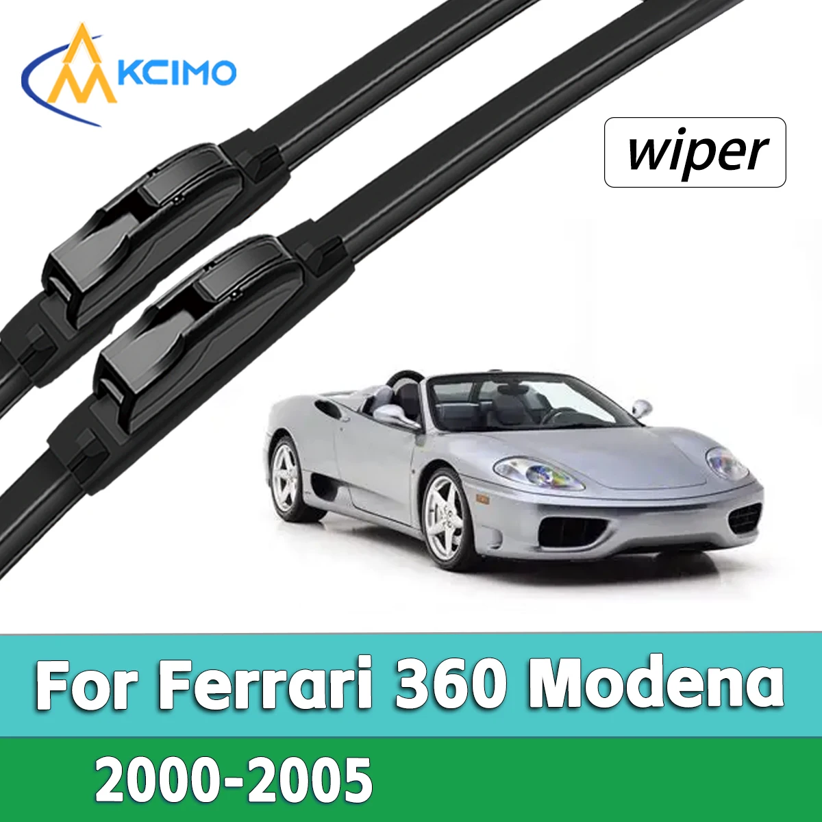 2Pcs Silent Smooth Rubber Wiper Set For Ferrari 360 Modena 360 Spider F131 2000-2005 Easy Installation Automotive Accessories
2Pcs Silent Smooth Rubber Wiper Set For Ferrari 360 Modena 360 Spider F131 2000-2005 Easy Installation Automotive Accessories