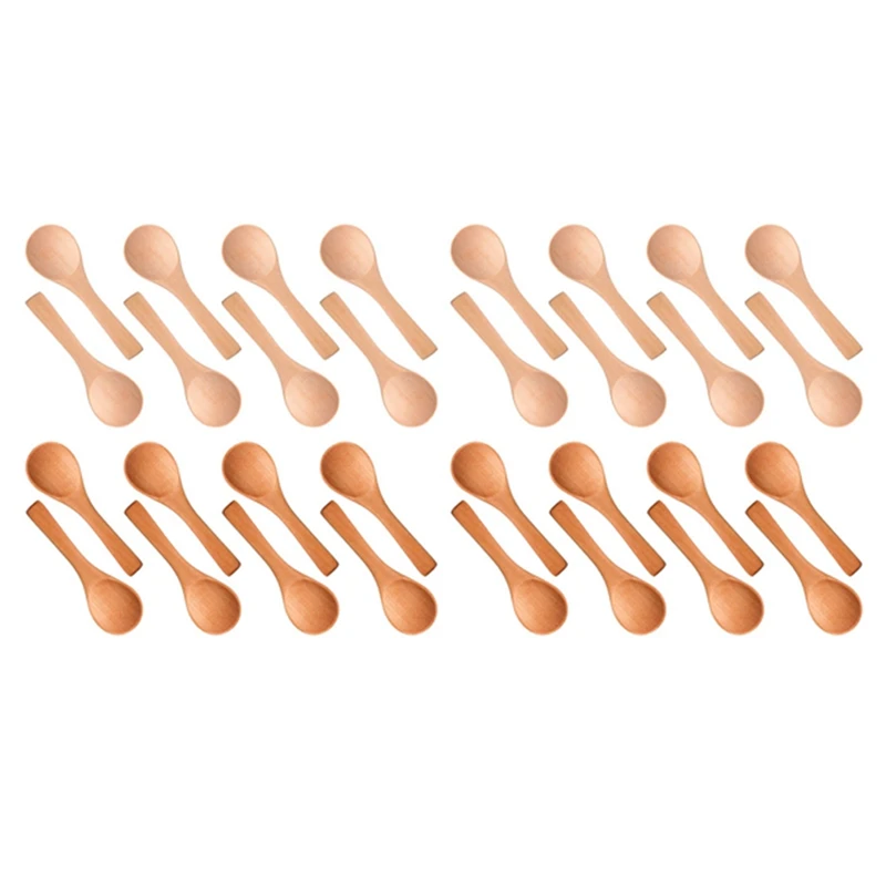 100 Pieces Of Small Wooden Spoon Mini Natural Spoon Wood Honey Teaspoon For Kitchen (Mixed Color)
100 Pieces Of Small Wooden Spoon Mini Natural Spoon Wood Honey Teaspoon For Kitchen (Mixed Color)