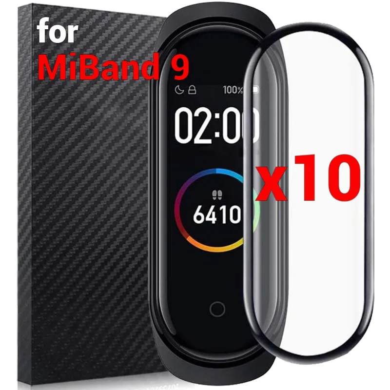 10-1 шт. для Xiaomi Band 9, защитные пленки для умных часов, защитные пленки с полным покрытием от царапин для Mi Band 9 Mi Band 8Pro
10-1 шт. для Xiaomi Band 9, защитные пленки для умных часов, защитные пленки с полным покрытием от царапин для Mi Band 9 Mi Band 8Pro